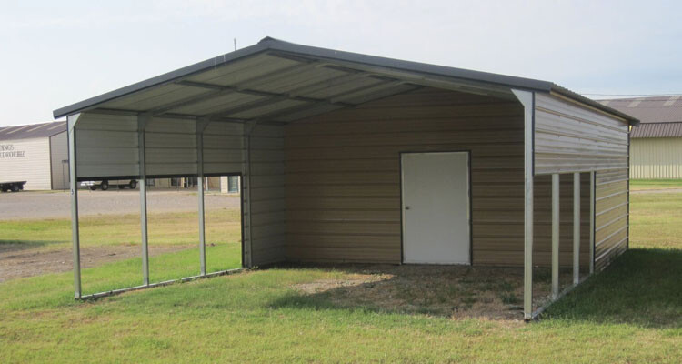 Carport with Storage